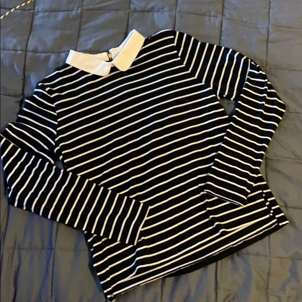Striped Peplum top